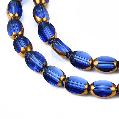 Electroplate Glass Beads Strands LS-EGLA-N008-015E-1