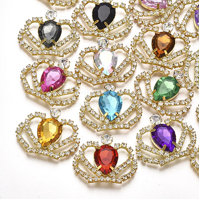 Brass Cabochons KK-T043-02G-1