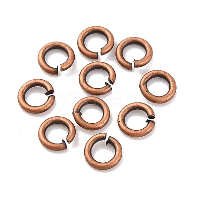 Brass Saw Cut Open Jump Rings KK-G514-01B-R-1