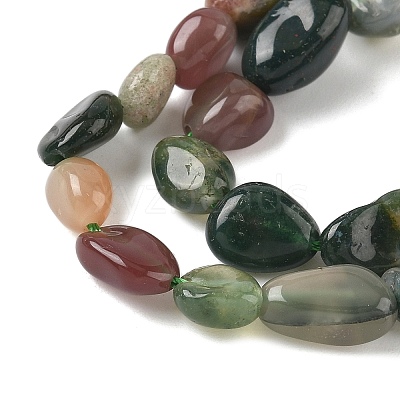 Natural Indian Agate Beads Strands G-F521-53-1