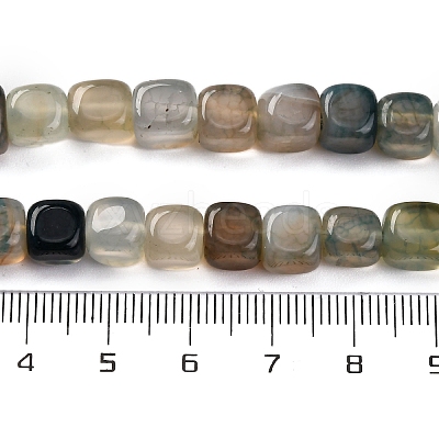 Natural Dragon Veins Agate Beads Strands G-G177-E06-01-1