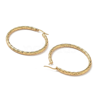 304 Stainless Steel Hoop Earrings EJEW-L232-015G-1