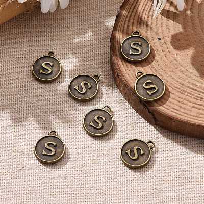 Alloy Pendant Cabochon Settings PALLOY-N156-01S-AB-1