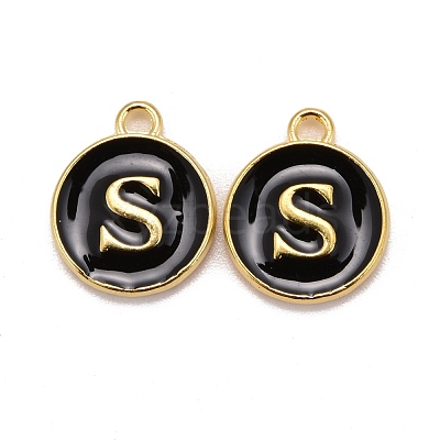 Golden Plated Alloy Charms ENAM-S118-02S-1