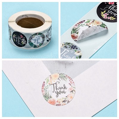 1 Inch Thank You Stickers DIY-G013-A13-1