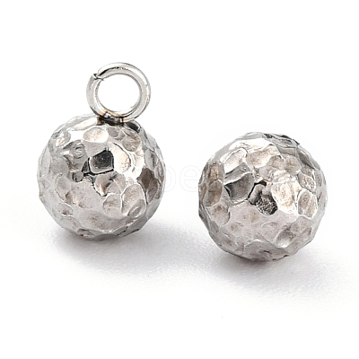 Tarnish Resistant 304 Stainless Steel Charms X-STAS-O147-03B-P-1