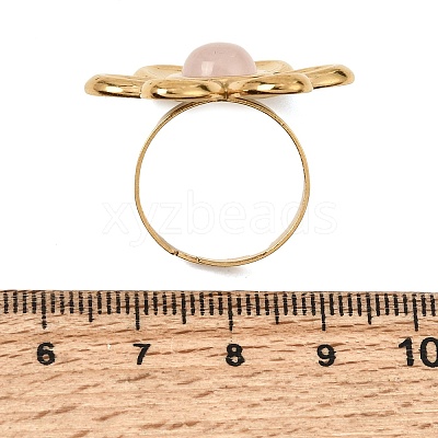 304 Stainless Steel Cuff Open Rings for Women GG-CBA7994-02G-15-1