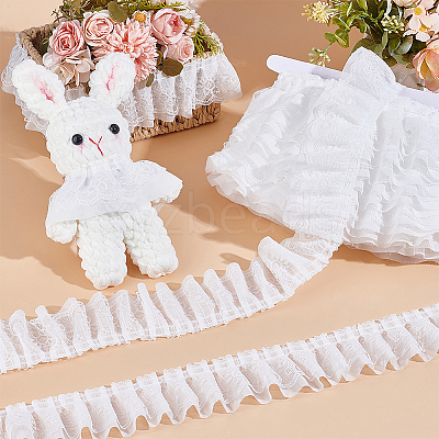 1Pc Polyester Lace Ribbon OCOR-MA0001-44C-1
