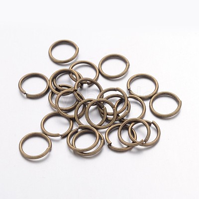 Brass Open Jump Rings JRC10MM-AB-1