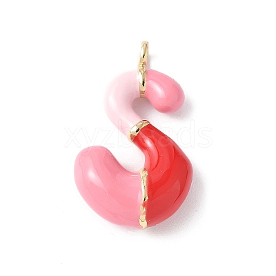 Brass Enamel Pendants KK-E093-03G-S-01-1