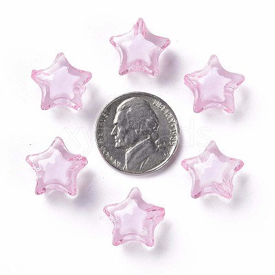 Transparent Acrylic Beads TACR-S152-02A-703-1