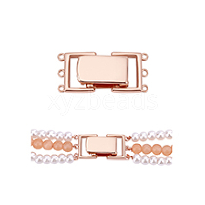 1Pc 925 Sterling Silver Fold Over Clasps STER-PH0004-13-1