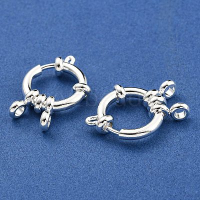 304 Stainless Steel Spring Ring Clasps STAS-G190-17S-A-1