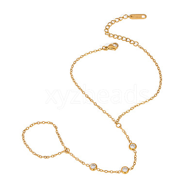 304 Stainless Steel Cable Chain Bracelets MG3461-1