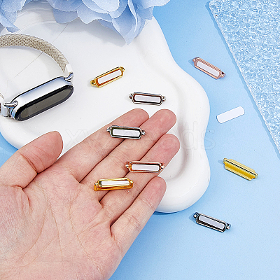 12 Bags 3 Colors Alloy Heat Transfer Watch Band Accessories FIND-DC0007-60A-1