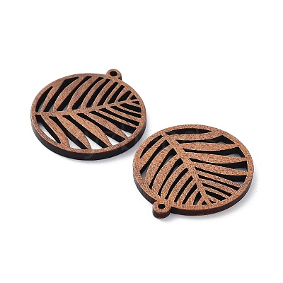 Walnut Wood Laser Cut Pendants WOOD-Q051-05K-1