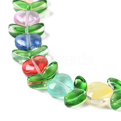 Transparent Glass Beads Strands GLAA-B021-04E-1