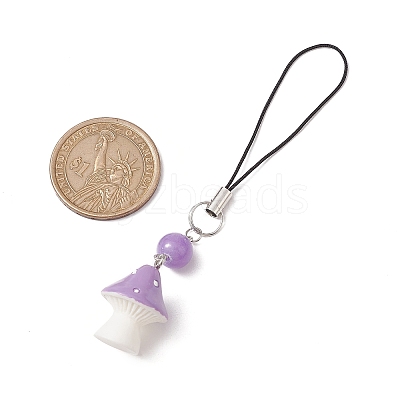 Opaque Resin Pendant Decorations HJEW-JM01712-01-1