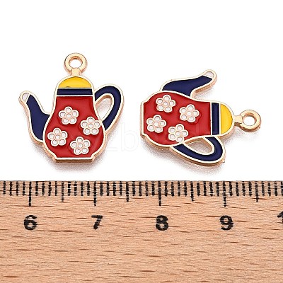 Alloy Enamel Pendants ENAM-T020-46-RS-1