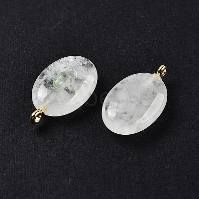Natural Mixed Stone & Cubic Zirconia Pendants G-Z076-01G-1