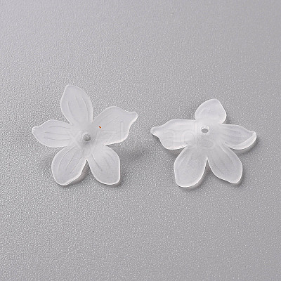 Frosted Acrylic Bead Caps LS-X-MACR-S371-05A-701-1