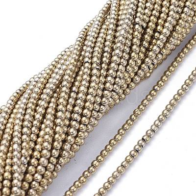 Electroplate Glass Beads Strands EGLA-K014-A-FP01-1