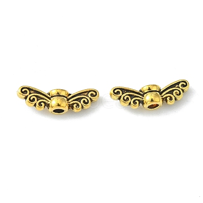 Tibetan Style Alloy Fairy Wing Beads LS-TIBEB-6007-AG-FF-1