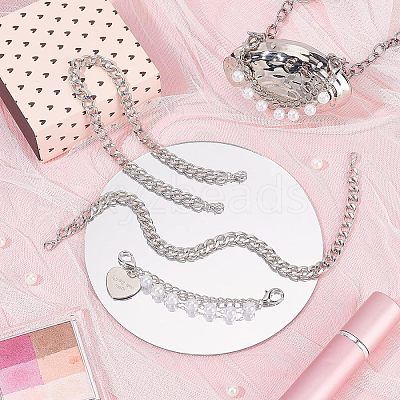 4Pcs 2 Style Iron Shoe Chain DIY-FG0003-14-1