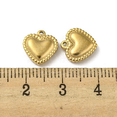 Ion Plating(IP) 304 Stainless Steel Charms STAS-P341-20A-G-1
