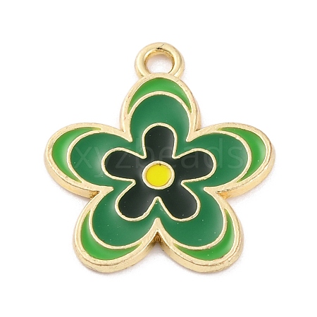 Alloy Enamel Pendants ENAM-Q001-04G-04-1