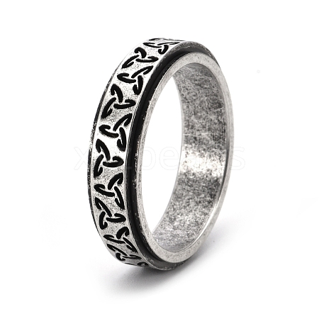 Rotatable Titanium Steel Finger Ring PW-WGB0425-22-1