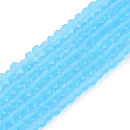 Transparent Glass Beads Strands EGLA-A044-T2mm-MD08-1