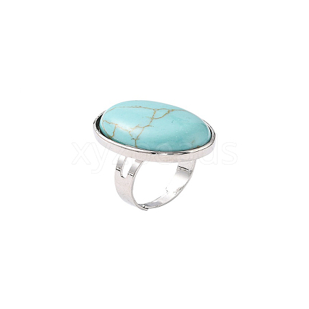 Gemstone Rings RJEW-C094-2-1