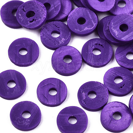 Handmade Polymer Clay Beads LS-CLAY-Q251-4.0mm-98-1