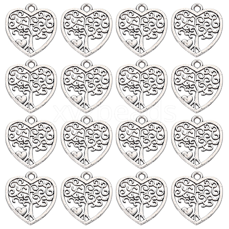 SUNNYCLUE 100Pcs Tibetan Style Alloy Pendants FIND-SC0005-68-1