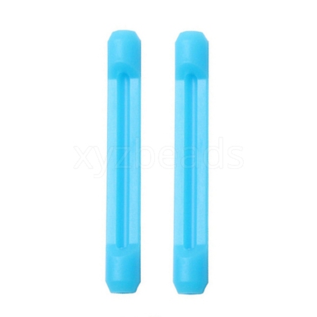 Non-slip Silicone Eyeglasses Ear Grip Tip Holder SIL-WH0004-01H-1