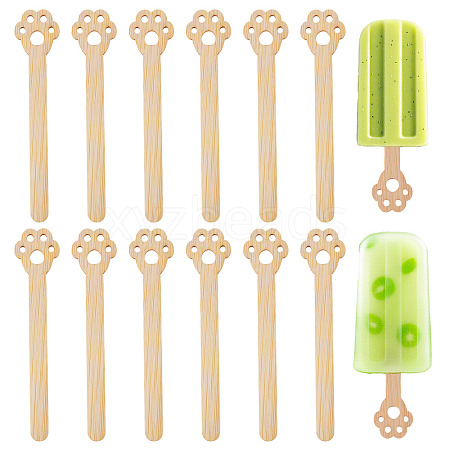 50Pcs Wooden Cakesicle Sticks AJEW-TA0018-01A-1