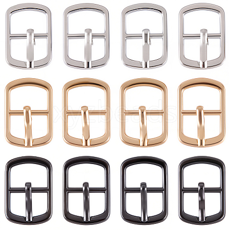 21Pcs 3 Colors Zinc Alloy Roller Buckles AJEW-CL0002-02-1