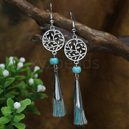 Elegant and Stylish Turquoise Earrings with Unique Personality Charm FF3029-8-1