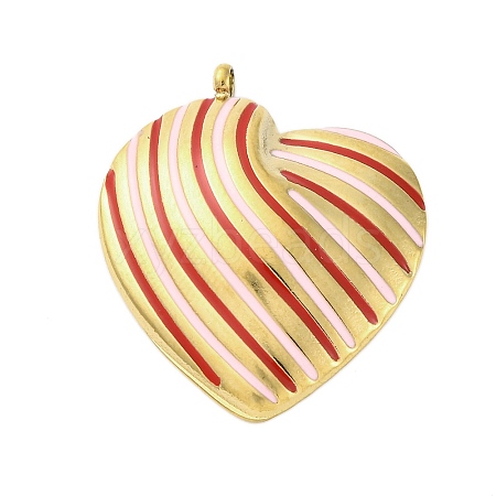 304 Stainless Steel Pendants STAS-V003-03G-05-1