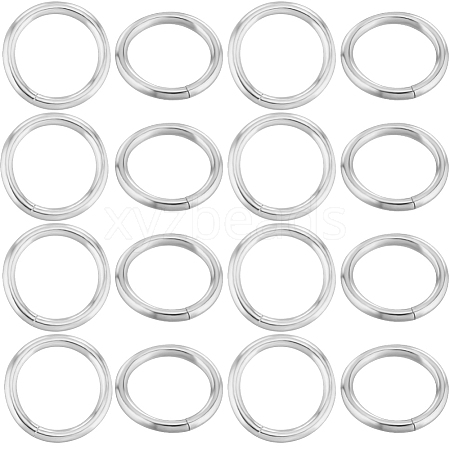 50Pcs 925 Sterling Silver Open Jump Rings STER-BBC0006-18C-1