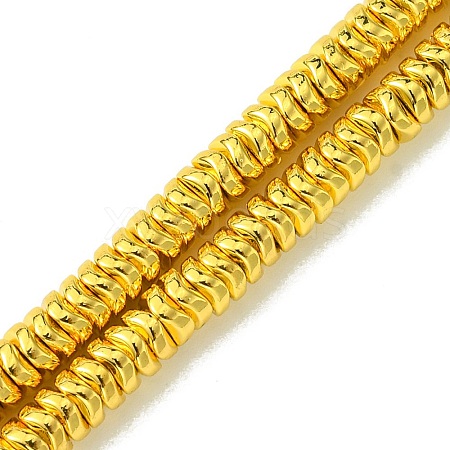 Electroplated Synthetic Non-Magnetic Hematite Beads Strands G-H020-F01-02-1