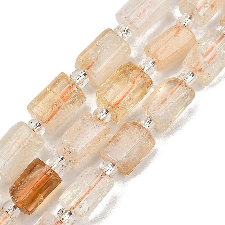 Natural Yellow Quartz Beads Strands G-G162-D07-01-1