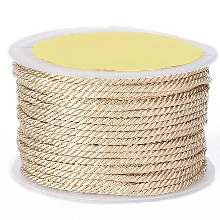 Polyester Milan Cord for DIY Jewelry Craft Making OCOR-F011-D16-1