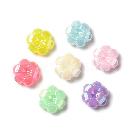 Opaque Acrylic Beads MACR-F074-05-1