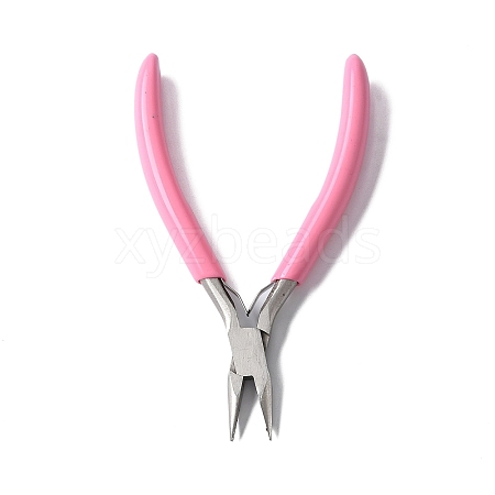 65# Steel Flat Nose Pliers with Plastic Handles TOOL-Z002-03-1