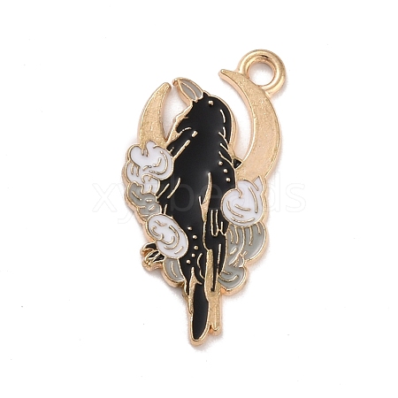 Alloy Enamel Pendants ENAM-A137-03KCG-1