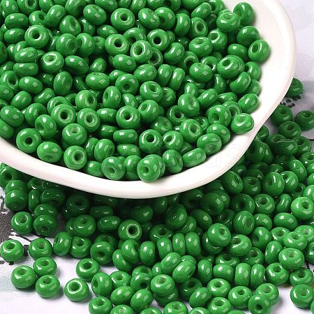 Baking Paint Glass Seed Beads SEED-B001-02A-05-1