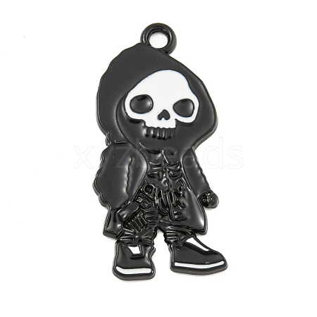 Halloween Alloy Enamel Pendants ENAM-M220-02B-B-1