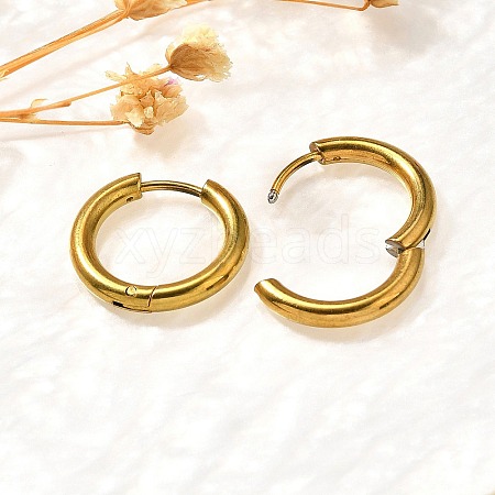 304 Stainless Steel Hoop Earrings for Women EJEW-M068-15B-G-1